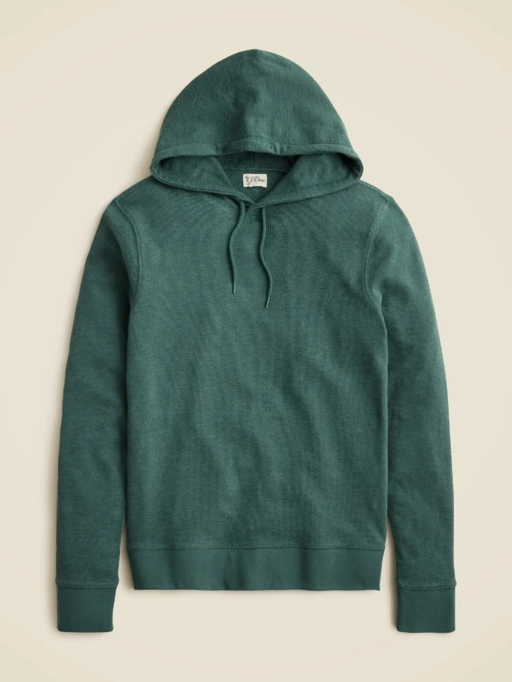 New J.CREW Size Mens S Textured Hooded Sweater-Tee in Green $69 BZ311